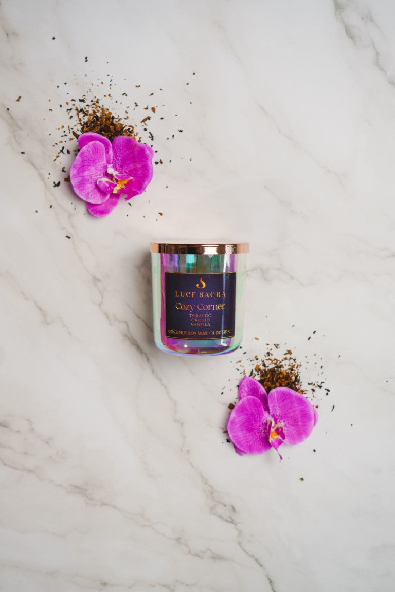 floral scented candles